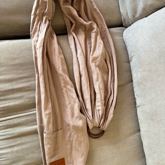 Nalakai Linen Blend Ring Sling, Warm Sand NWOT - Picture 2 of 3